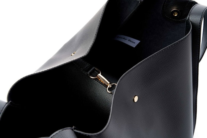 Lucky Bees Loretta Bolsa de Hombro Negra Lucky Bees Loretta Bolsa de Hombro Negra